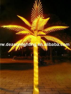 China led artificial decorative outdoor lighted palm tree for sale