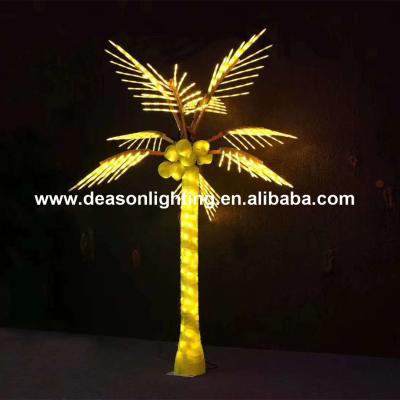 China led artificial decorative outdoor lighted palm tree for sale