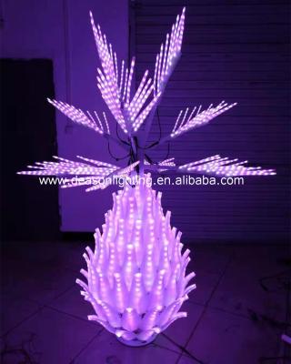 China Color Changing Outdoor Led Pineapple Tree for sale