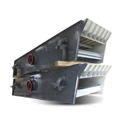 China Tamiz vibratorio horizontal de la cubierta doble para el movimiento circular de la trituradora de piedra en venta