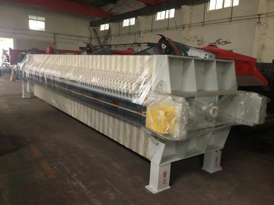 China 5.5kw Horizontal Plate Filter Press Sludge Dehydration Chamber Plate Filter Press for sale