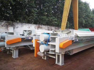 China Automatic Pull Chamber Plate Filter Press Sludge Disposal Mud  Slurry Dewatering for sale
