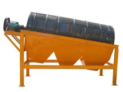 China Rotary Drum Sand Screen Machine Trommel Screen Solid Waste Soil for sale