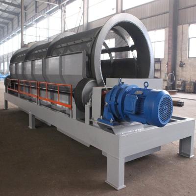 중국 강 모래 공 선반 250ton H를 위한 전기 회전하는 트로멜 스크린 폐기물 분리 판매용