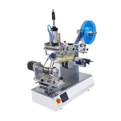 China AS-P16 Semi Automatic Plane Roll Labeling Machine Motor Rotation for sale