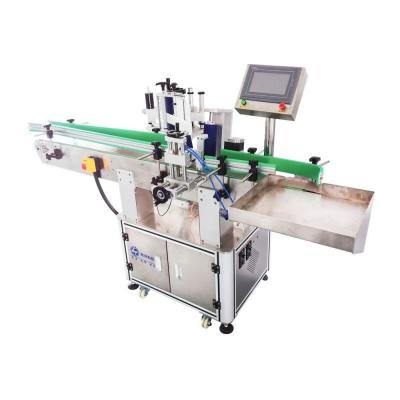 China Vertical Positioning Round Bottle Labeling Machine Automatic Labelling Systems for sale