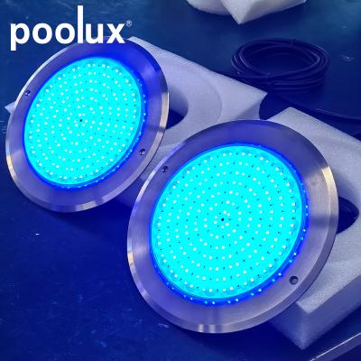 China Pool AC12v 18W Swimming Waterproof RGB Color Wall Mounted Resin Filled Underwater Swimming Pool Led Light Pool for sale