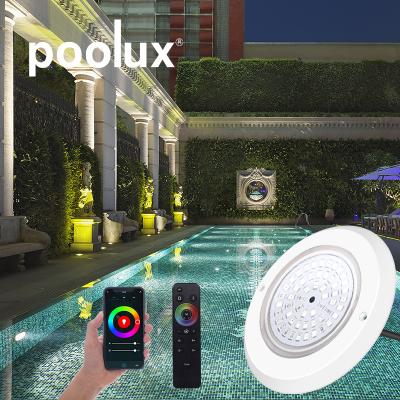 China Poolux DC12V LED Pool Ultra Slim Wall Mounted Underwater Pool Light 2022 for sale