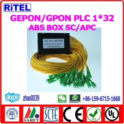 China GEPON/GPON plc splitters_1x32 abs box for sale