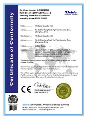 ROHS Directive 2011/65/EU Annex Ⅱ - CN Cable Group Co., Ltd.