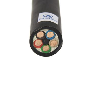 China Copper Conductor 4 5 Cores Rubber Insulated Cable for sale