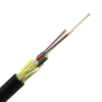 China MDPE Jacket 72 Core Outdoor Adss Fiber Optic Cable for sale
