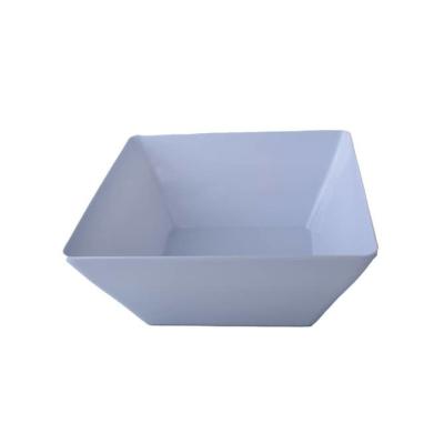 China Unpatterned Quadrilateral Melamine Ware Serving Bowl Square Pure Color MB-004 for sale