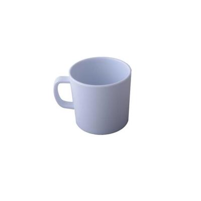 China Pure White Unpatterned Melamine Cups Mugs For Tea / Coffee MC-002 for sale