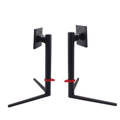 China Aluminum Height Adjustable Monitor Stand Metal Plastic Load Capacity 3 - 7kg for sale