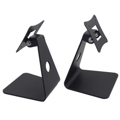 China Desktop TV Monitor Stand Height Adjustable 5mm Cold Rolled Steel Plate à venda