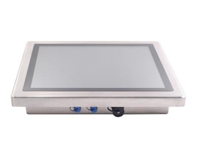 China monitor LCD impermeable de acero inoxidable 1000nits para al aire libre en venta