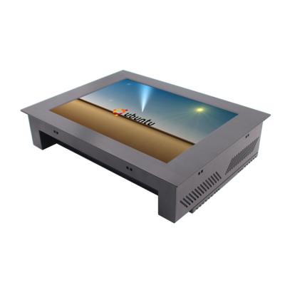China PC de aluminio del panel táctil de Linux 15 pulgadas de Fanless para el sistema de HMI en venta