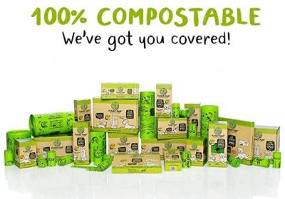 China BIO BAGS, COMPOSTABLE SACKS, oxo-biodegradable bag, Oxo biodegradable garbage bags on roll for sale