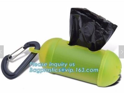 China Heavy Duty, Refuse sac Dog Poop Bag Dispenser Leash Clip For Doggy Waste On Roll, Biodegradable Dog Poop Pet Waste Bag for sale
