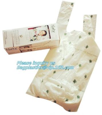 China Bolso que embala amistoso de Eco/sacos de basura biodegradables para los pañales, repuesto del saco del pañal/sacos de basura biodegradables para el diámetro en venta