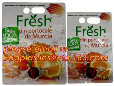China Fruta fresca libre Juice Packaging Bag In Box, bolso aséptico de Bpa en la caja para la web fresca del alibaba de China del zumo de manzana. PAQUETE DE BAGEASE en venta