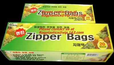China Zipper Plastic Slider Zip Lock Storage bag, food grade PP PE k bag / clear plastic food bag / zip lock bag for foo for sale