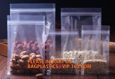 China pp k crystal bag, polypropylene zipper Plastic zipper/zip/k/ bags houseware/medicine/food/clothes bags for sale