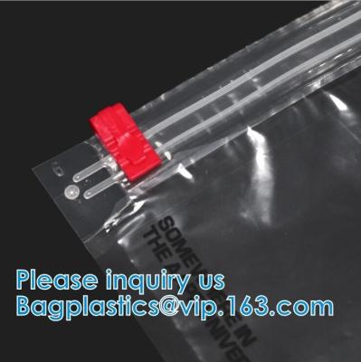 China Clothes Clear Slider Zip Lock Zipper Lock Clothing Plastic Zipper Transparent Pe Packaging Bags Pe for sale