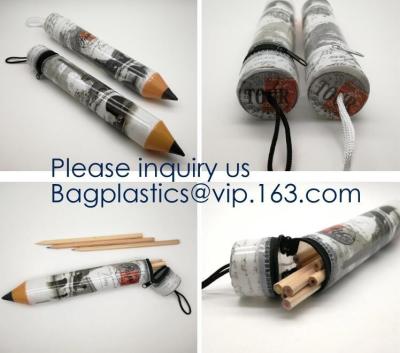 China Organizador Bag, lápiz Pen Case del soporte de vaso del cepillo del maquillaje del viaje para el escritorio, bolsa cosmética de la cremallera del plástico transparente, W portátil en venta