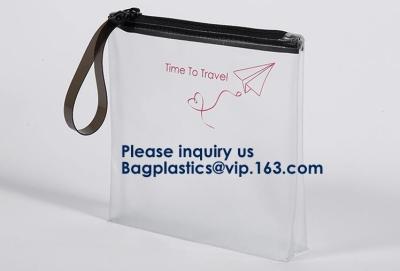 China EVA Garment Packing Cosmetic Tote Bags Packaging / Cosmetic Storage Bag Clear Travel Makeup Bag Shoulder Pvc Cosmetic Ba for sale