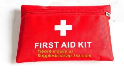 China First aid trauma kit canvas pack with medical blanket,first aid kits for family medical grade,Camping Hiking Car First A for sale