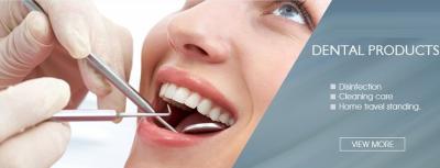 China Los productos del examen dental machihiembran la película protectora dental de la extremidad quirúrgica de la succión del espejo de boca de la caja de la dentadura del depresor dental en venta