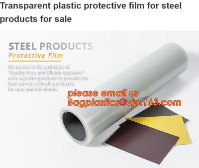 China Custom self adhesive plastic protective film for floor/Profilm/glass,pe film watch strap protection custom printing for sale