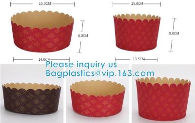 China Panettone Disposable Paper Round Cake Molds Paper Molds CAKE CUP Baking Cups Muffins Oilproof Cupcake Liner for sale