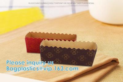 China Paper Baking Mini Loaf Pan Kitchen Supply, Chef Supplies, chocolate pastry piping, bakery supplies, Christmas Cupcake for sale