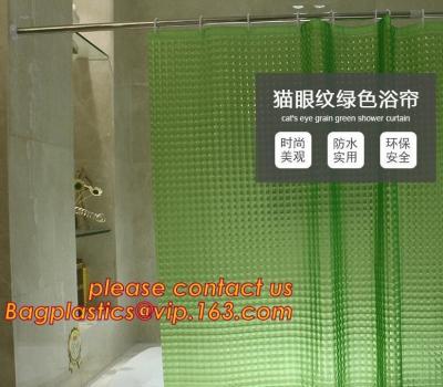 China CORTINA de DUCHA del PUNTO de SIETE COLORES, flor hermosa de la moda que imprime la cortina de ducha retractable del cuarto de baño, fabricación de China en venta