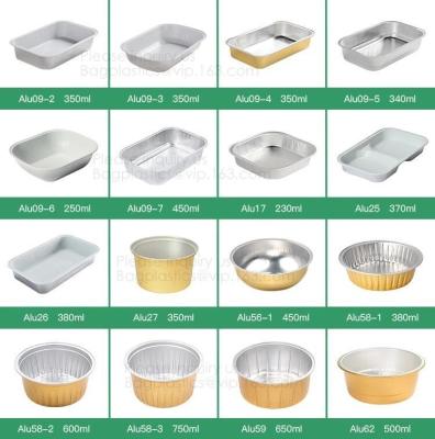 China Microwave Disposable Aluminum Foil Pizza Baking Tray Pans Container Sizes,Pan Box Trays Takeaway Container,Kitchen And B for sale