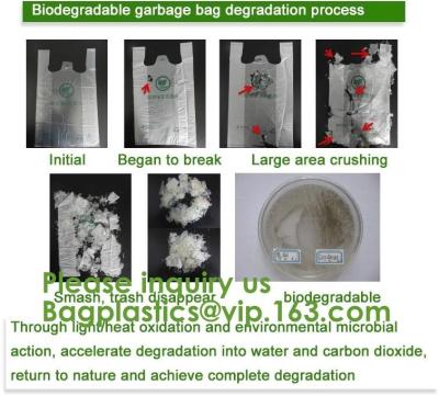 China El almidón de maíz empaqueta el almidón de maíz abonable del bolso empaqueta bolsos de basura biodegradables del almidón de maíz del 100% en venta