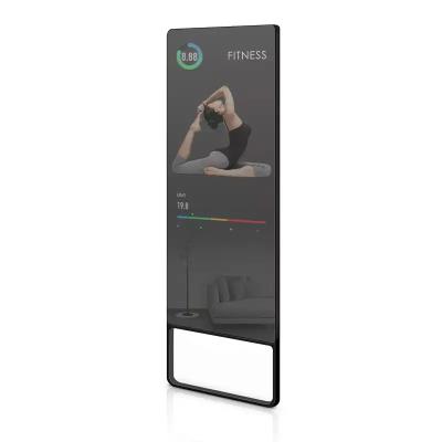 China Floor Standing Smart Fitness Mirror , Full Body Workout Mirror 500 Nits 1920×1080 for sale