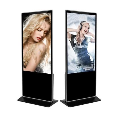 中国 55インチ 床立デジタルディスプレイ 広視角 LCD広告トーテム 販売のため