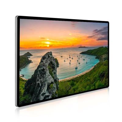 China Touch HD LCD Screen Wall Mounted Ultra Thin 65 Inch For Advertisement for sale