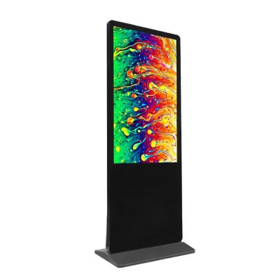 China 65 Inch Floor Standing Digital Signage , Multimedia Free Standing Touch Screen Kiosk for sale