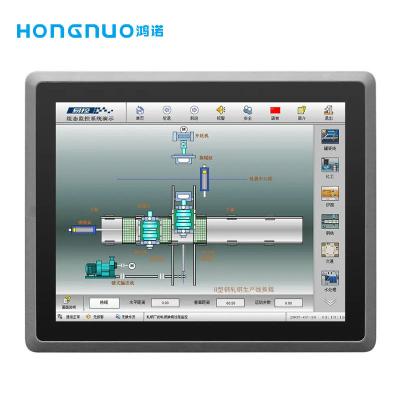 China 10 puntos LCD integraron el monitor industrial 15 pulgadas con el material de aluminio en venta