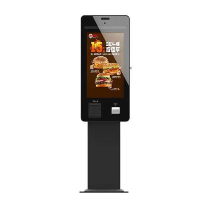 China Interactive Self Service Ordering Kiosk , Multi Touch Fast Food Order Kiosk OEM for sale