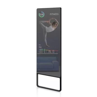Chine Miroir intelligent interactif de forme physique de 21,5 pouces pour l'exercice de gymnase à vendre