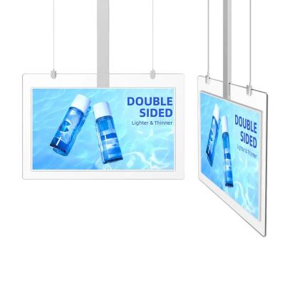 China 700 Nits Hanging Window Digital Screen Double Side Multifunctional for sale
