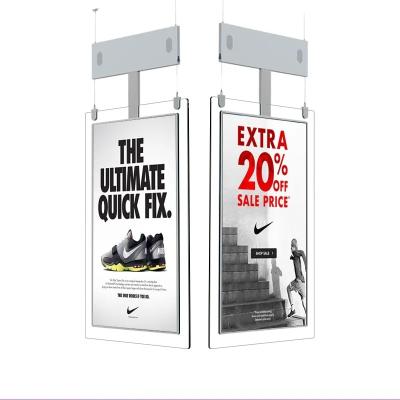 China Hanging Digital Signage Window Display Double Sided With 178 Degree Viewing Angle for sale