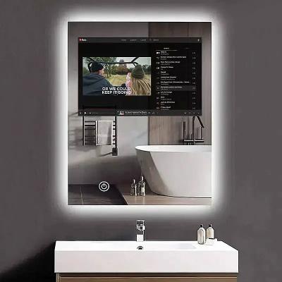China Multifunctional Touch Screen Smart Mirror 70mm Thickness 21.5 Inches for sale