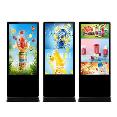 China 1920 X 1080/3840*2160 Floor Standing Digital Signage Display High Contrast Ratio for sale